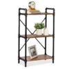 Black Industrial 3-Tier Bookshelf -Home Furniture Store 810539936 1