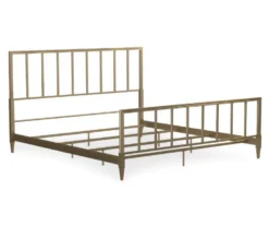CosmoLiving Blair Brass Metal King Bed -Home Furniture Store 810541048 4