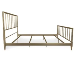CosmoLiving Blair Brass Metal King Bed -Home Furniture Store 810541048 6
