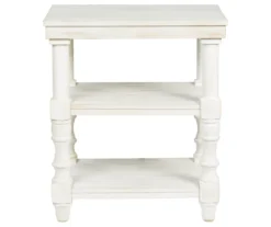 Dannerville Antique White 3-Tier Accent Table With USB Charging -Home Furniture Store 810542271 4