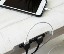 Dannerville Antique White 3-Tier Accent Table With USB Charging -Home Furniture Store 810542271 5