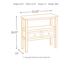 Abbonto 2-Drawer Accent Table -Home Furniture Store 810542284 3