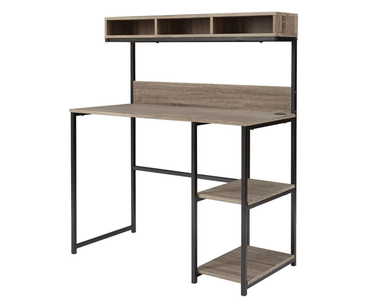 Daylicrew 2-Shelf Home Office Desk & Hutch Daylicrew 2-Shelf Home Office Desk & Hutch -Home Furniture Store 810542286