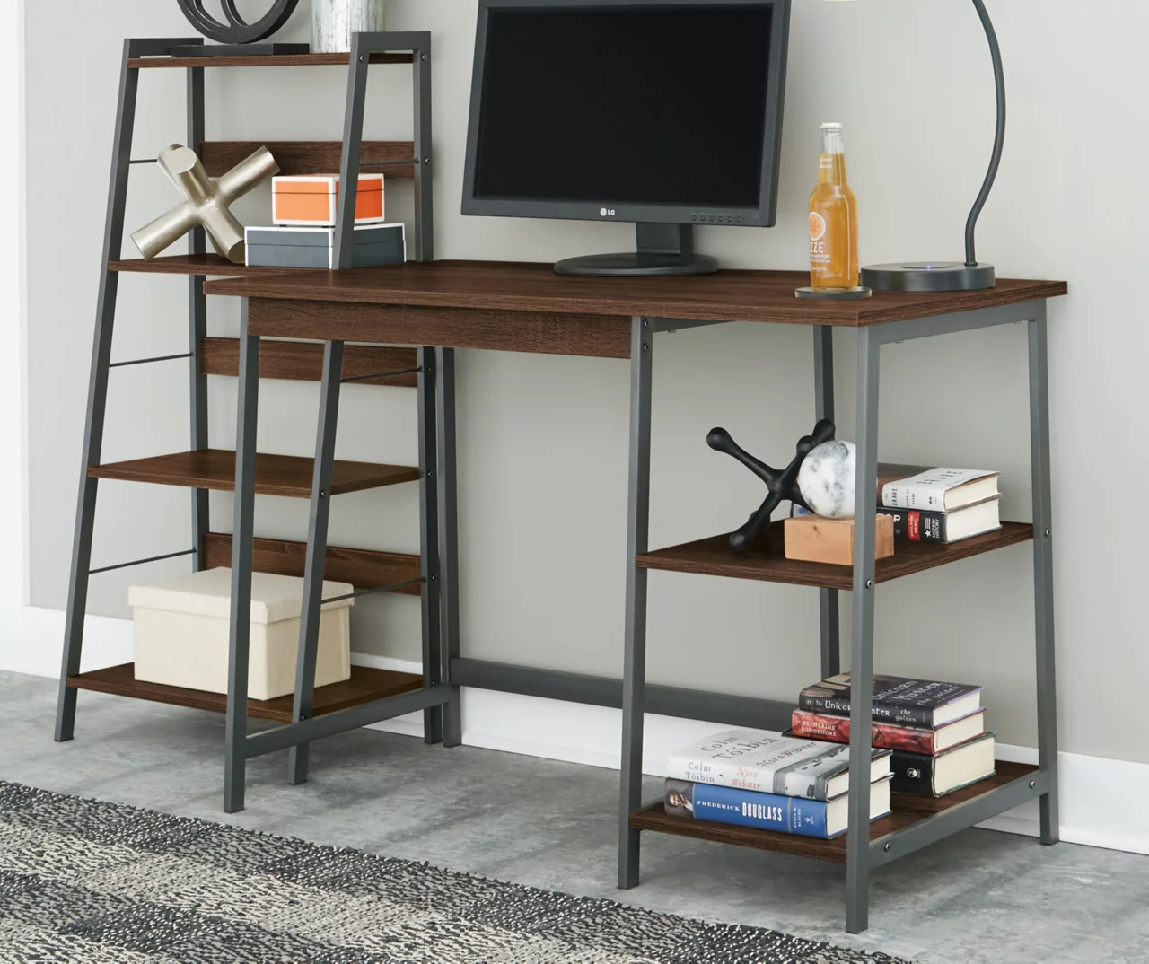 Soho 2-Piece Wooden Desk & Bookcase Set Soho 2-Piece Wooden Desk & Bookcase Set -Home Furniture Store 810542289 1