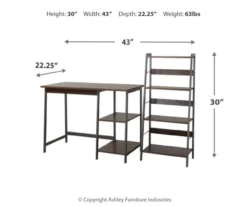 Soho 2-Piece Wooden Desk & Bookcase Set 5 Soho 2-Piece Wooden Desk & Bookcase Set -Home Furniture Store 810542289 3