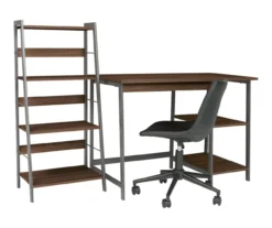 Soho 2-Piece Wooden Desk & Bookcase Set 7 Soho 2-Piece Wooden Desk & Bookcase Set -Home Furniture Store 810542289 5
