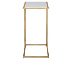 Lanport White Marble C Side Table 4 Lanport White Marble C Side Table -Home Furniture Store 810542314 2