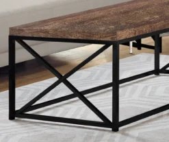Monarch Reclaimed Wood Look Coffee Tables 12 Monarch Reclaimed Wood Look Coffee Tables -Home Furniture Store 810542382 3