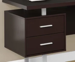 Monarch Metal 3-Drawer L-Shaped Computer Desk -Home Furniture Store 810542415 3