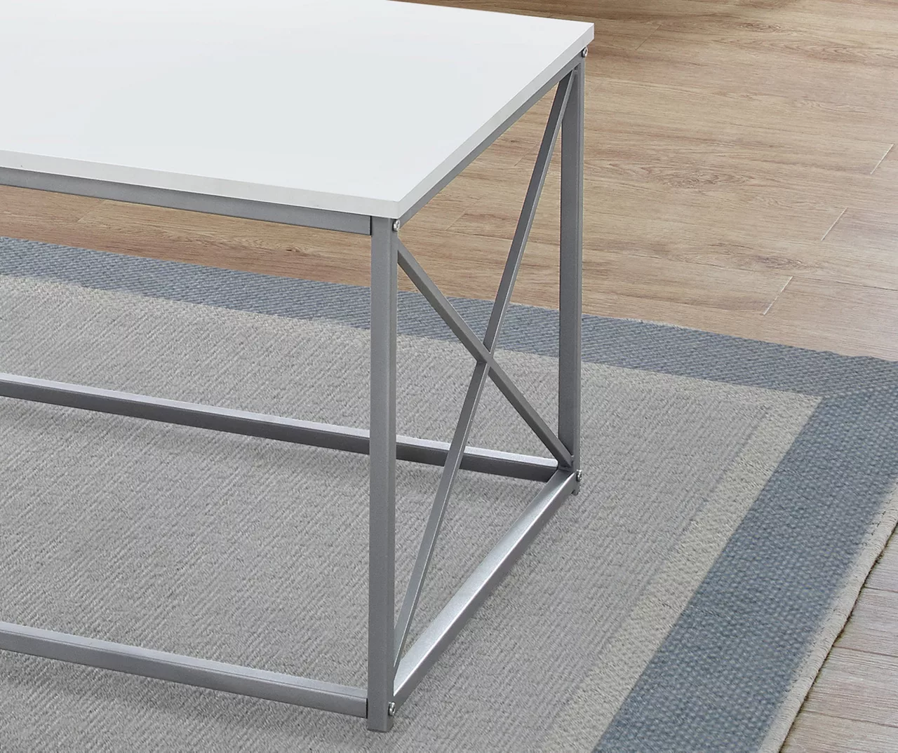 Monarch X Frame 3-Piece Occasional Table Set Monarch X Frame 3-Piece Occasional Table Set -Home Furniture Store 810542420 3