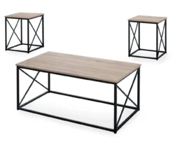 Monarch X Frame 3-Piece Occasional Table Set