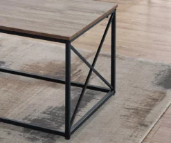 Monarch X Frame 3-Piece Occasional Table Set 5 Monarch X Frame 3-Piece Occasional Table Set -Home Furniture Store 810542421 3