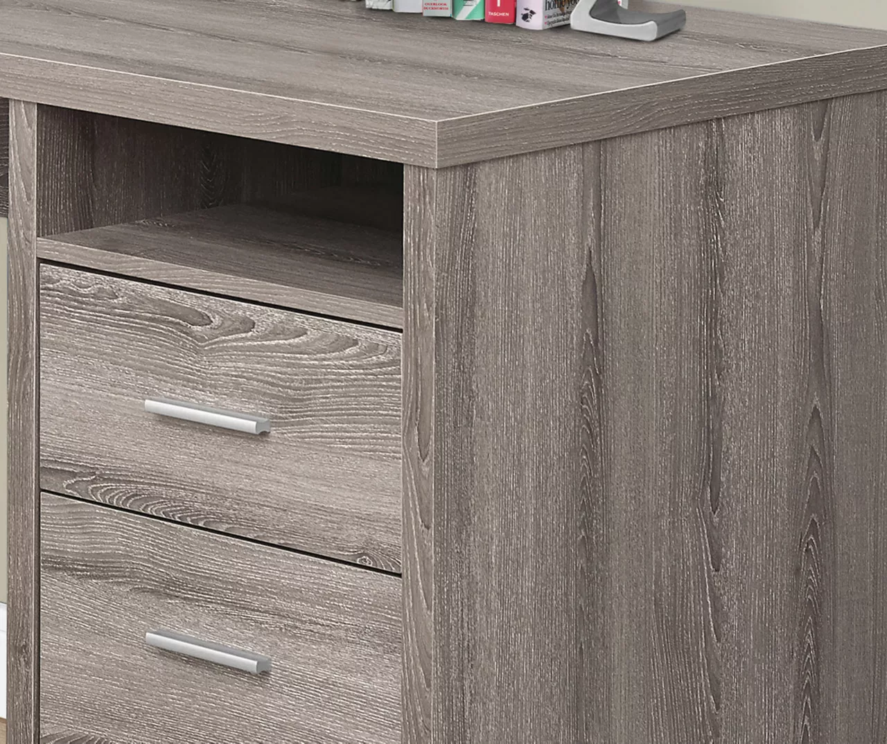 Monarch Metal 2-Drawer L-Shaped Computer Desk Monarch Metal 2-Drawer L-Shaped Computer Desk -Home Furniture Store 810542429 3