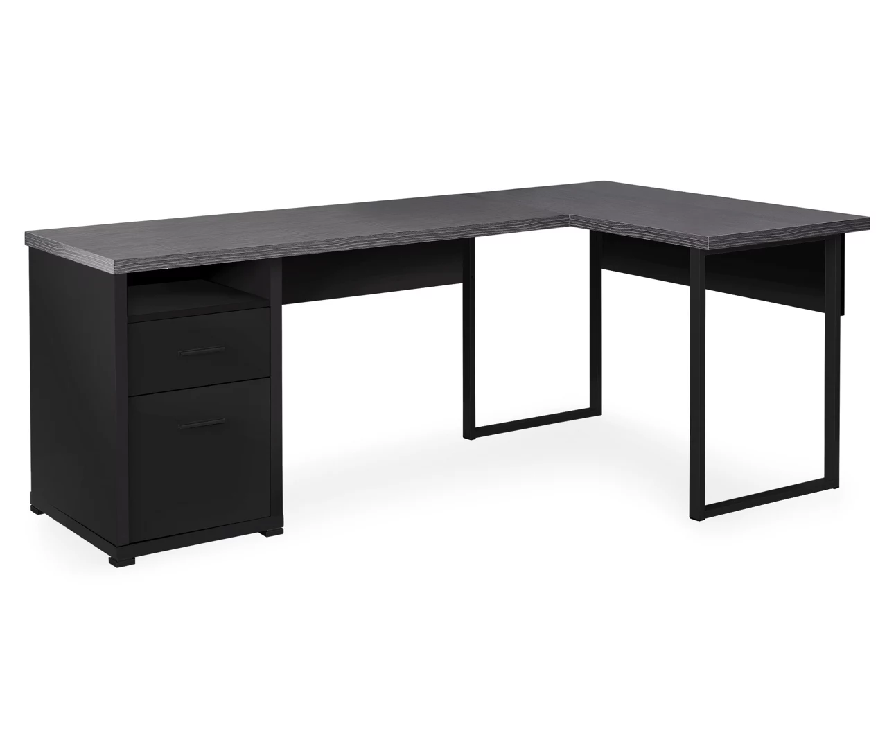 Monarch Metal 2-Drawer L-Shaped Computer Desk Monarch Metal 2-Drawer L-Shaped Computer Desk -Home Furniture Store 810542430 2