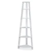 Monarch 5-Shelf Etagere Corner Bookcase -Home Furniture Store 810542448 2
