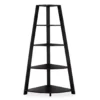 Monarch 4-Shelf Etagere Corner Bookcase 2 Monarch 4-Shelf Etagere Corner Bookcase -Home Furniture Store 810542456 2