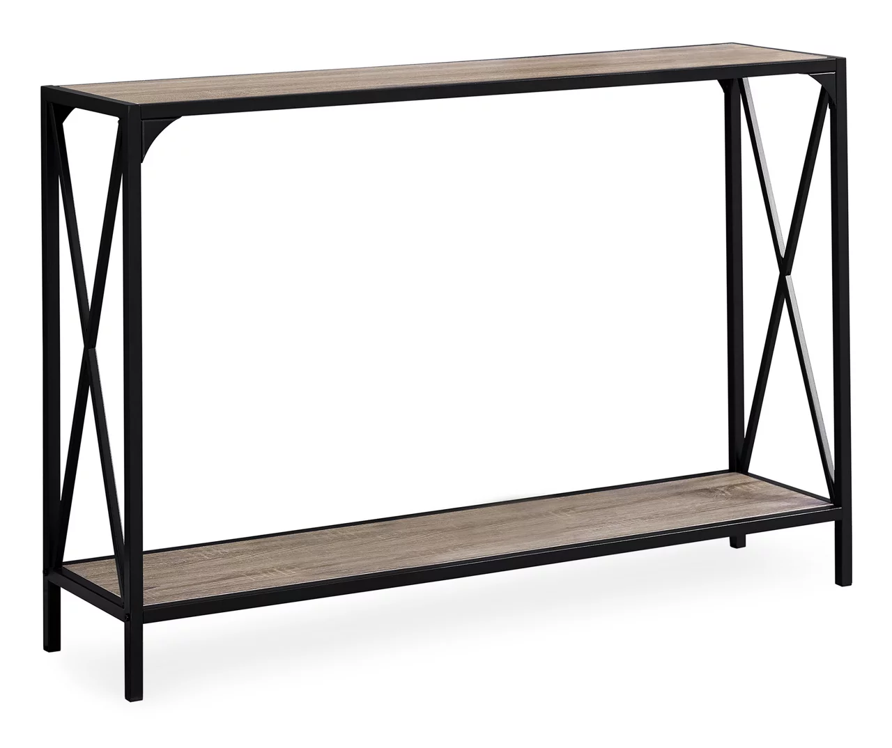 Monarch Metal X-Shaped Console Table Monarch Metal X-Shaped Console Table -Home Furniture Store 810542457 2