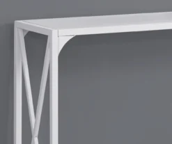 Monarch Metal X-Shaped Console Table 5 Monarch Metal X-Shaped Console Table -Home Furniture Store 810542458 3