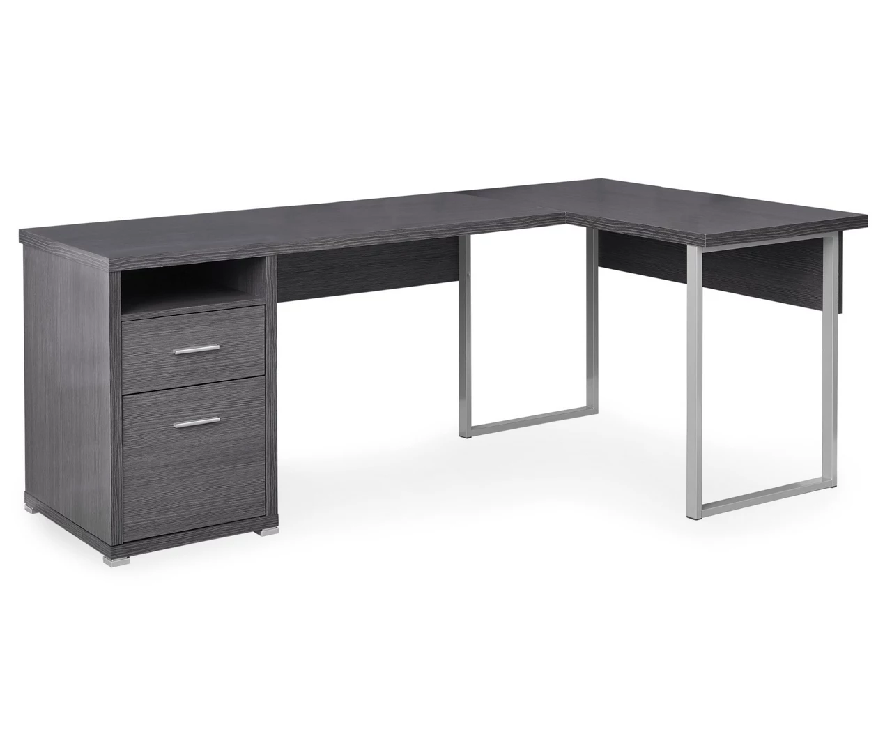 Monarch Metal 2-Drawer L-Shaped Computer Desk Monarch Metal 2-Drawer L-Shaped Computer Desk -Home Furniture Store 810542512 2