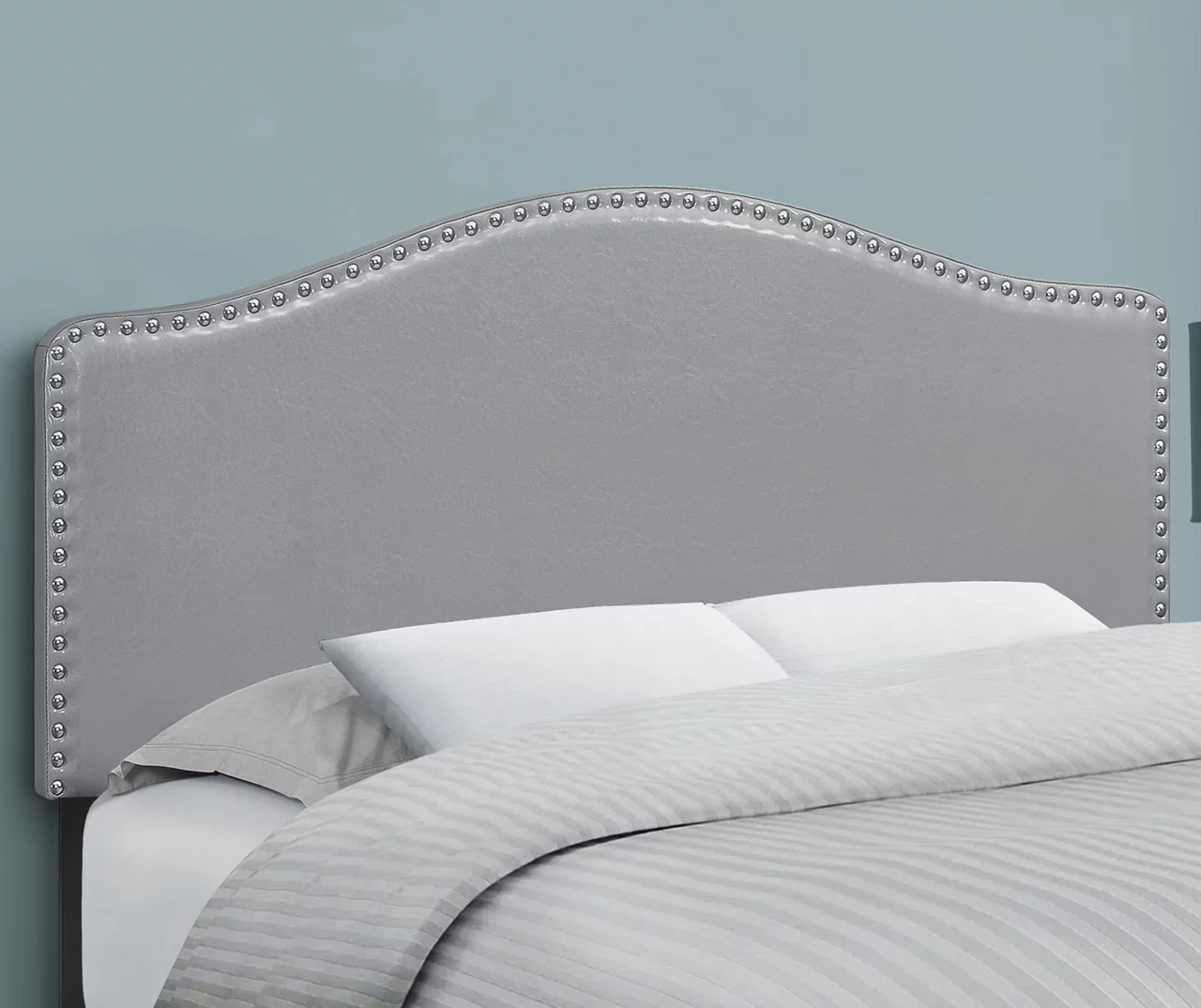 Monarch Faux Leather Button Tufted Headboard Monarch Faux Leather Button Tufted Headboard -Home Furniture Store 810542516 1