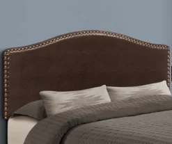 Monarch Faux Leather Button Tufted Headboard 9 Monarch Faux Leather Button Tufted Headboard -Home Furniture Store 810542521 1