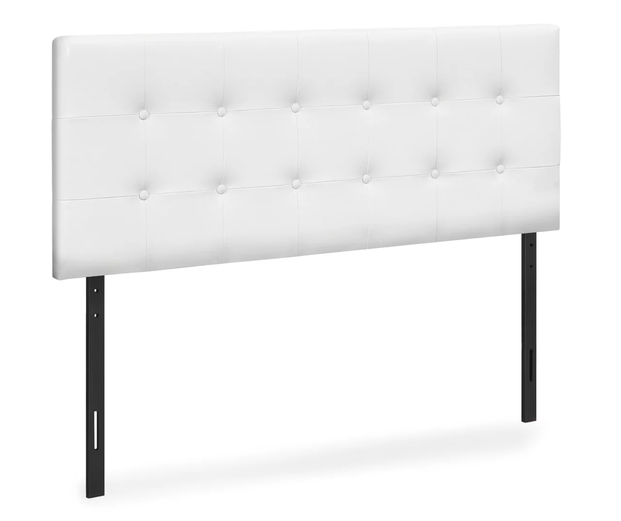 Monarch Faux Leather Button Tufted Headboard Monarch Faux Leather Button Tufted Headboard -Home Furniture Store 810542526 2
