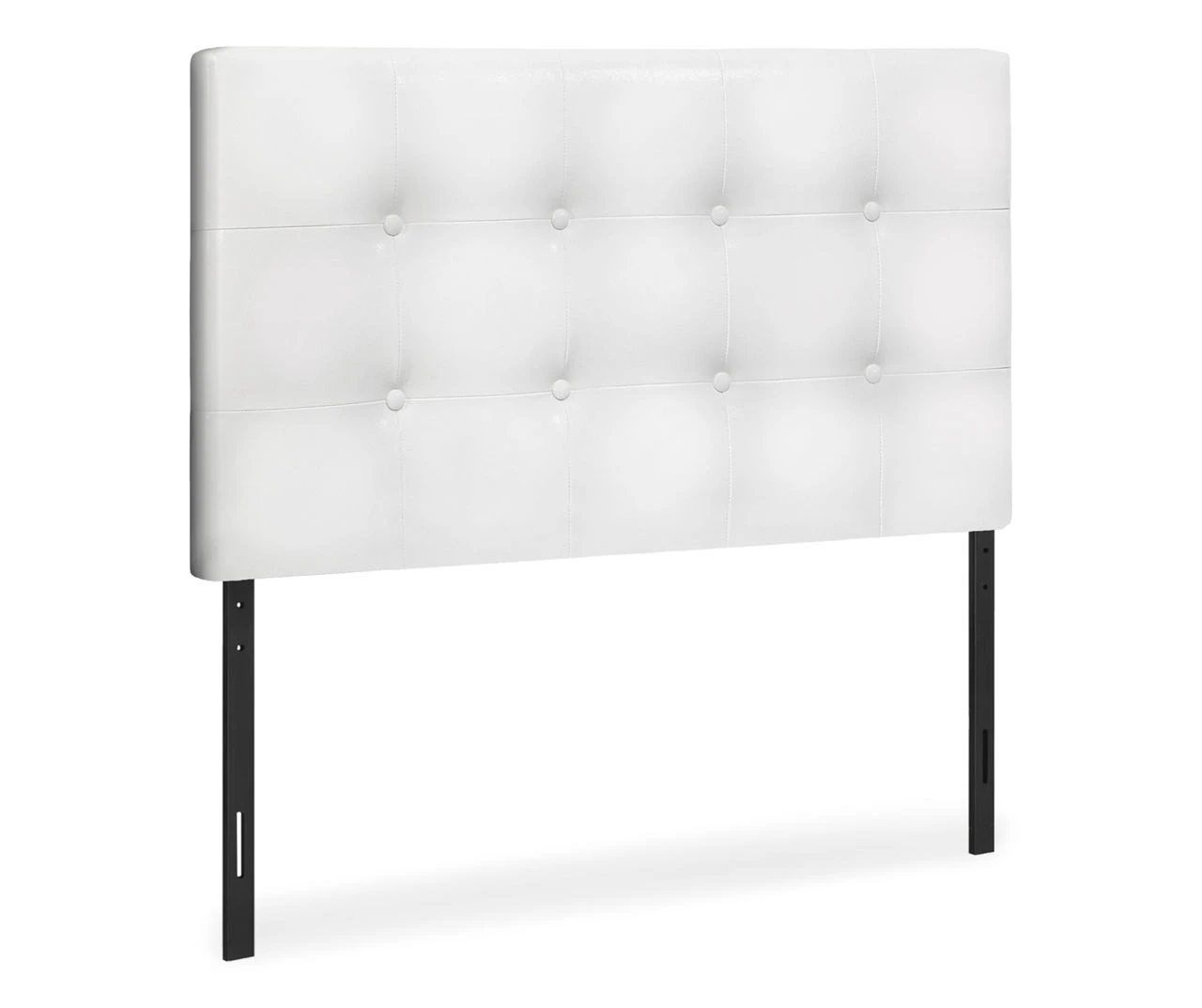Monarch Faux Leather Button Tufted Headboard Monarch Faux Leather Button Tufted Headboard -Home Furniture Store 810542528 2