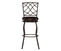 Pike Brown 3-Piece Upholstered Adjustable Swivel Stool Set -Home Furniture Store 810543038 A0 2