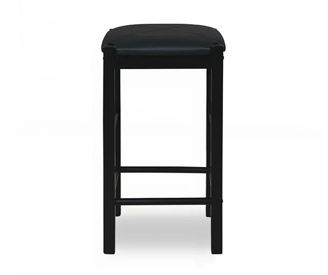Bay Faux Leather & Wood Counter Stools, 2-Pack Bay Faux Leather & Wood Counter Stools, 2-Pack -Home Furniture Store 810543042 3