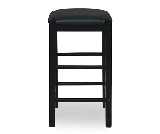 Bay Faux Leather & Wood Counter Stools, 2-Pack Bay Faux Leather & Wood Counter Stools, 2-Pack -Home Furniture Store 810543042 5