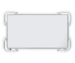 Hampton Silver 2-Shelf Rolling Steel Bar Cart 5 Hampton Silver 2-Shelf Rolling Steel Bar Cart -Home Furniture Store 810543098 5