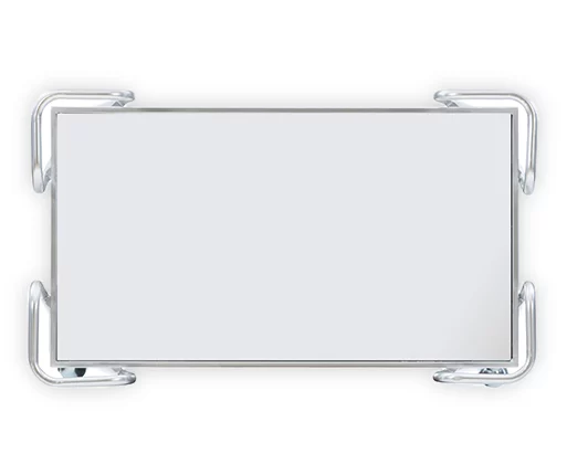 Hampton Silver 2-Shelf Rolling Steel Bar Cart Hampton Silver 2-Shelf Rolling Steel Bar Cart -Home Furniture Store 810543098 5