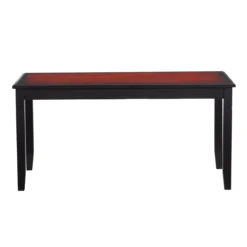 Shirley Black Cherry Transitional Wood Coffee Table 5 Shirley Black Cherry Transitional Wood Coffee Table -Home Furniture Store 810543142 4