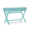 Kari Turquoise Lift-Top Campaign Desk 2 Kari Turquoise Lift-Top Campaign Desk -Home Furniture Store 810543172 1