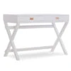 Cami White X-Base Campaign Writing Desk -Home Furniture Store 810543179 1