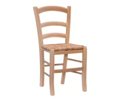 Bordeaux Natural Handwoven Ladder Back Side Chairs, 2-Pack -Home Furniture Store 810543191 A0 2