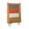 Nate Ash 4-Shelf Bookcase -Home Furniture Store 810543195 1