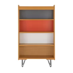 Nate Ash 4-Shelf Bookcase -Home Furniture Store 810543195 3