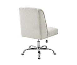 Comfort Home Warm White Sherpa Chair -Home Furniture Store 810543232 4