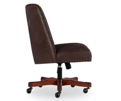 Austin Dark Walnut Upholstered Office Chair 7 Austin Dark Walnut Upholstered Office Chair -Home Furniture Store 810543233 A1 3