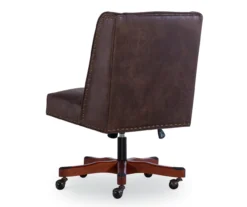 Austin Dark Walnut Upholstered Office Chair 9 Austin Dark Walnut Upholstered Office Chair -Home Furniture Store 810543233 A2 4