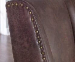 Austin Dark Walnut Upholstered Office Chair 4 Austin Dark Walnut Upholstered Office Chair -Home Furniture Store 810543233 A8 7