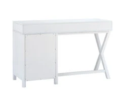 Kari White 4-Drawer Office Desk -Home Furniture Store 810543244 5