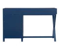 Kari Royal Blue 4-Drawer Office Desk -Home Furniture Store 810543245 A4 5