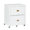 Kari White 2-Drawer Rolling Filing Cabinet -Home Furniture Store 810543247 1
