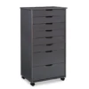 Craft Mate Gray Wood 8-Drawer Rolling Storage Cart -Home Furniture Store 810543293 1