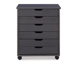 Craft Mate Wide Gray 6-Drawer Rolling Storage Cart 4 Craft Mate Wide Gray 6-Drawer Rolling Storage Cart -Home Furniture Store 810543297 3
