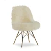 Layton Cream & Gold Faux Fur Chair 2 Layton Cream & Gold Faux Fur Chair -Home Furniture Store 810543311 1