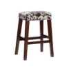 Baldwin Brown Cow Print Nailhead Bar Stool -Home Furniture Store 810543359 1