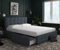 Atwater Living DHP Ryder Linen Upholstered Bed With Storage -Home Furniture Store 810543642 1